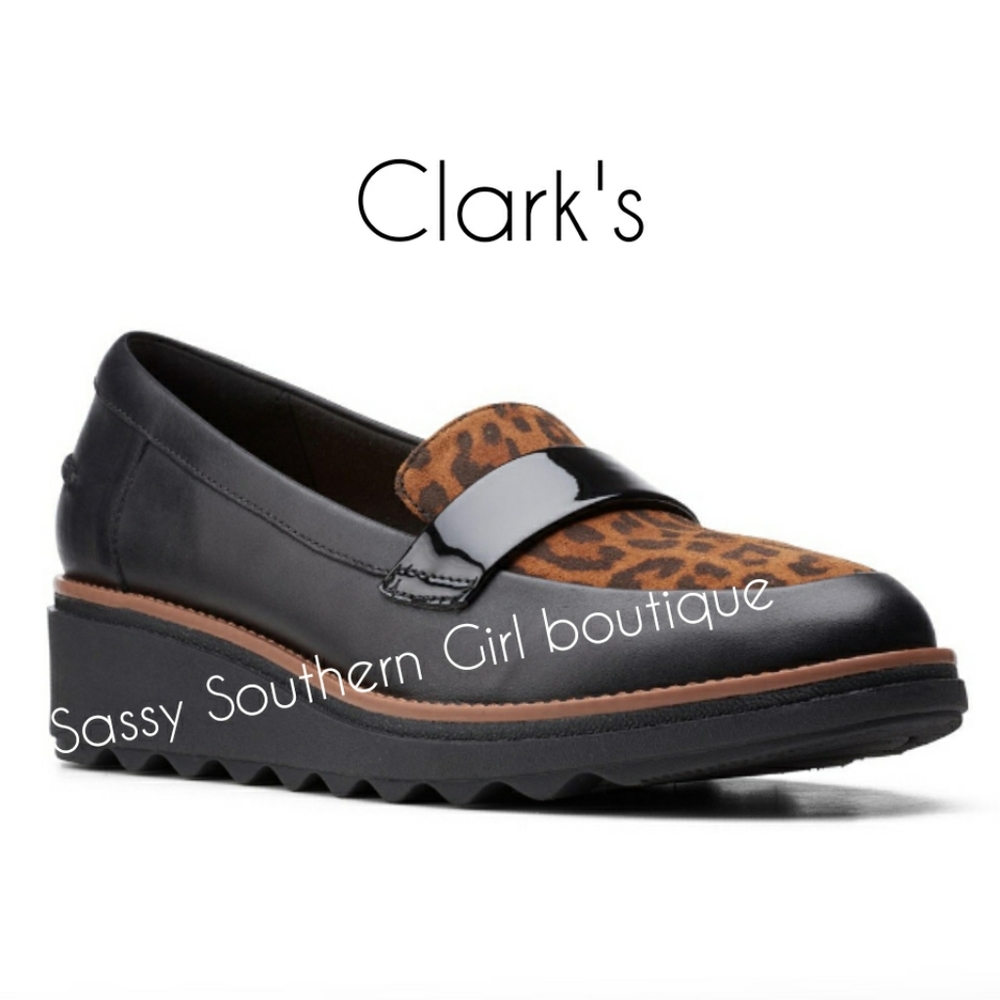 ⭐🆕 Clarks collection leopard loafer